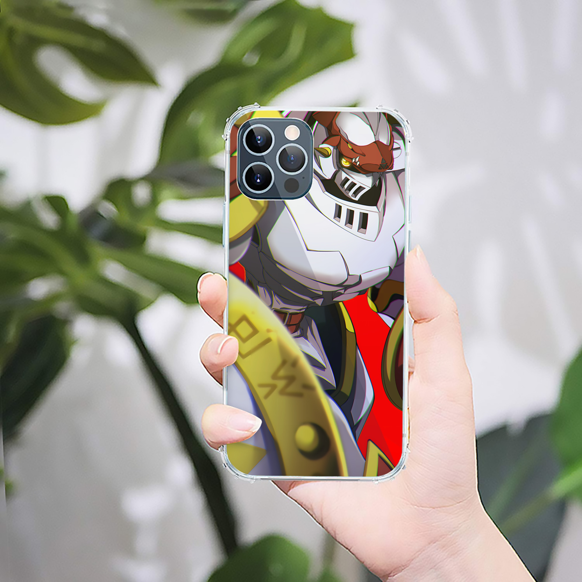 （画像用） Digimon デジタルモンスター/デジモン 【iPhone 12シリーズ対応】透明スマホケース（クリアソフトケース）